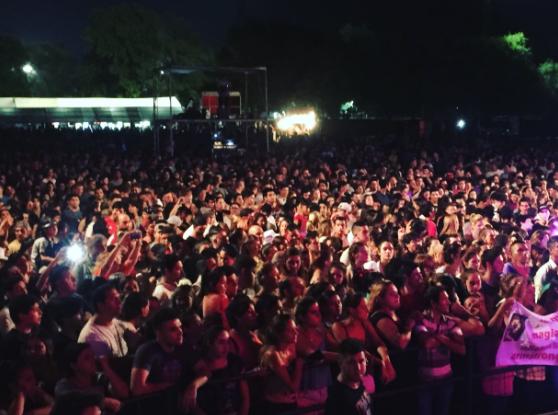 Fiesta Nacional del Trigo: Aproximadamente 3.500 personas en el baile de Ulises Bueno