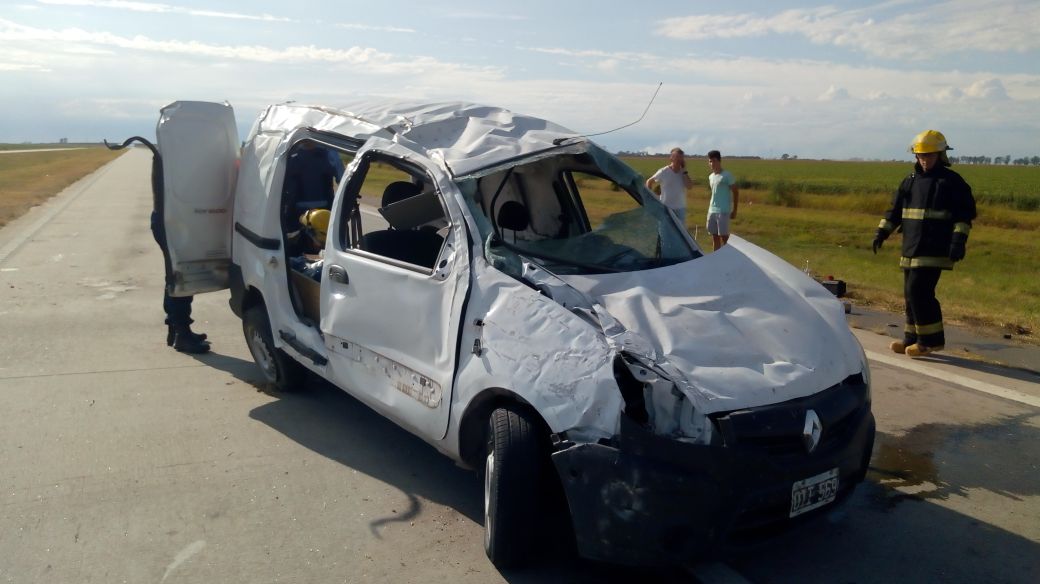 Accidente en Autopista Córdoba- Rosario
