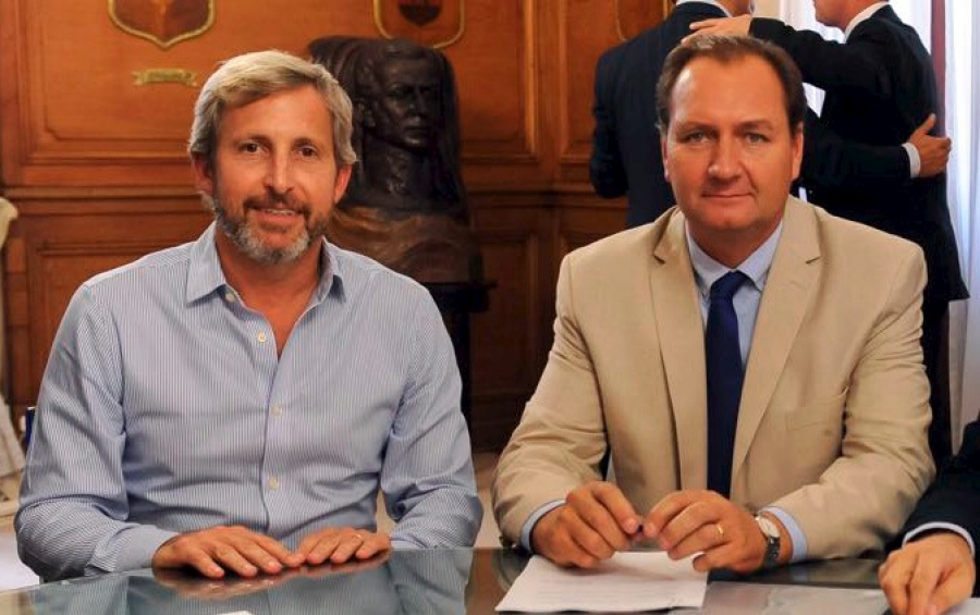 VISITA DEL MINISTRO DEL INTERIOR, OBRAS PÚBLICAS Y VIVIENDAS DE LA NACIÓN