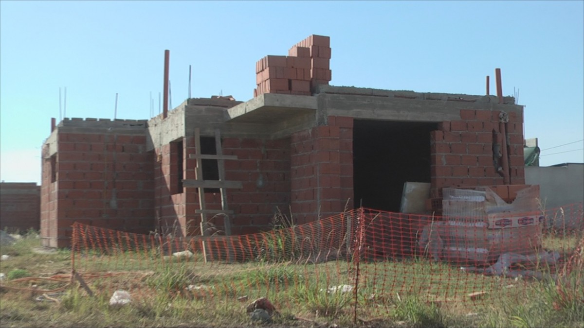 Construcción de las viviendas en barrio Lavalle 2