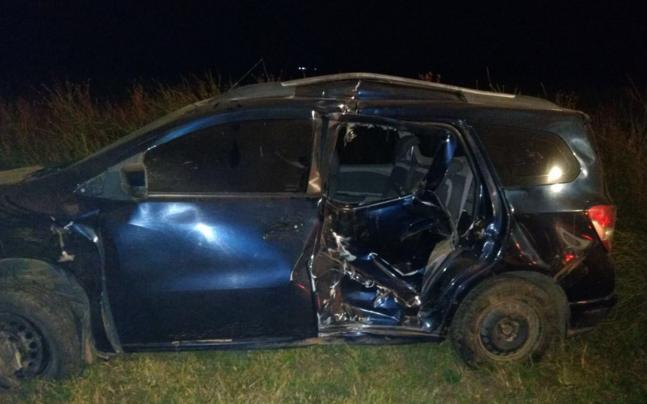 Accidente en ruta 2 entre Saira y Noetinger con dos jóvenes en moto fallecidos