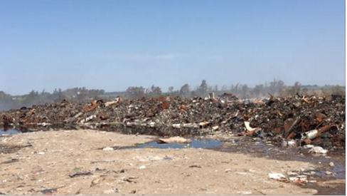 Reclamo de vecino sobre humo proveniente del basural, luego del incendio