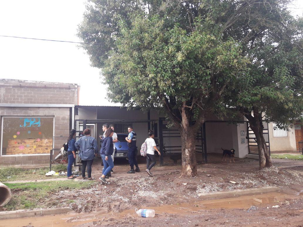 Incendio de una vivienda de calle Quintana y Laprida