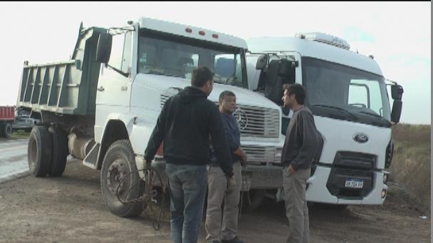 Roce de camiones en circunvalación este
