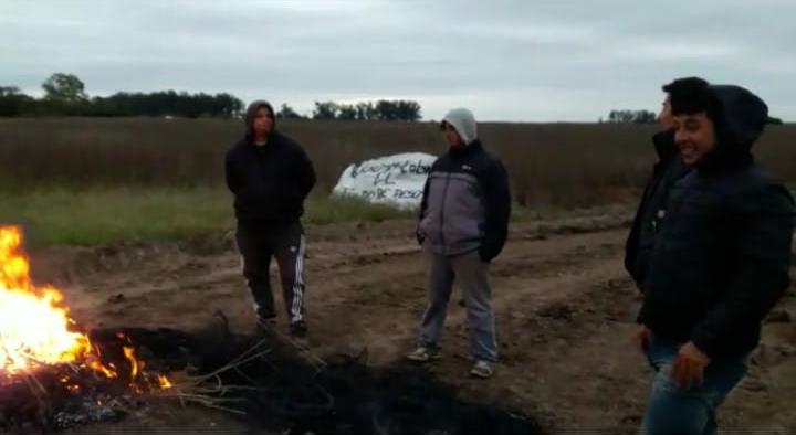 Manifestación en Saira a partir de los problemas financieros y deudas de la firma Covicor