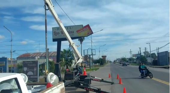 Luminarias Led para ruta 9 y varias calles de la Ciudad