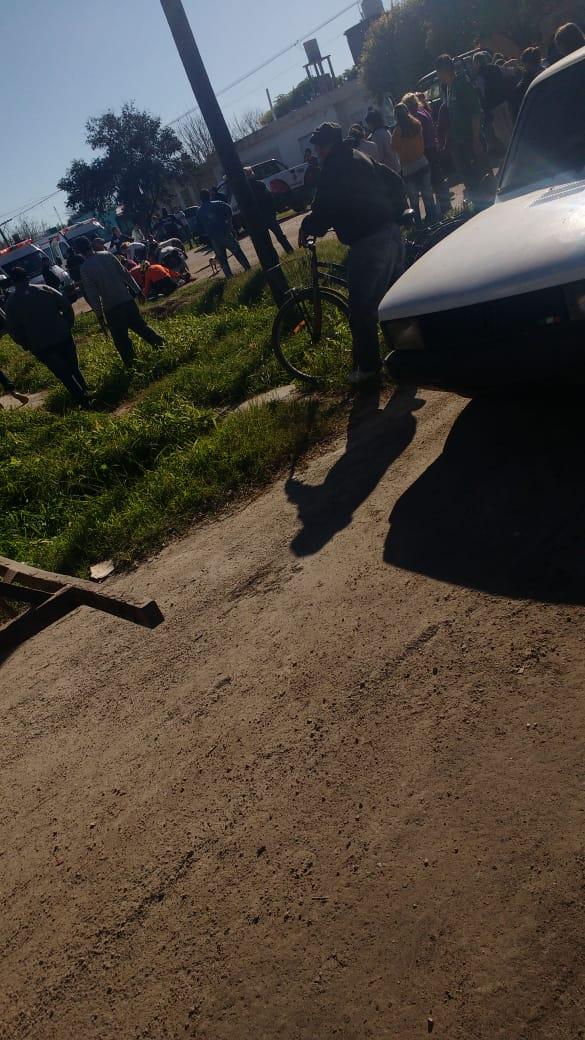 Estado de salud de las tres personas accidentadas en moto en Rafael Núñez y San Juan