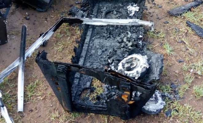 Robo de equipos de sonido e incendio de un carro pertenecientes al grupo Rec Kecho de General Baldissera