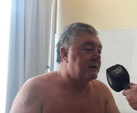 Un hombre cayó de un techo de una vivienda y fue hospitalizado