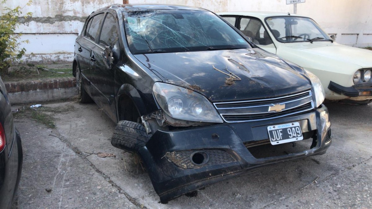 Despiste y vuelco de un automóvil en ruta 12 protagonizado por una persona de Marcos Juàrez