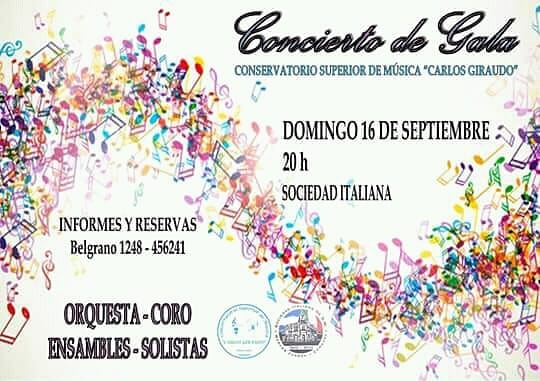 Concierto de Gala del Conservatorio Carlos Giraudo