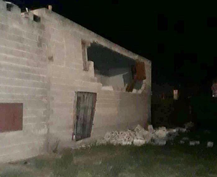 Explosión de una garrafa y daños en la cena del Dia del Maestro