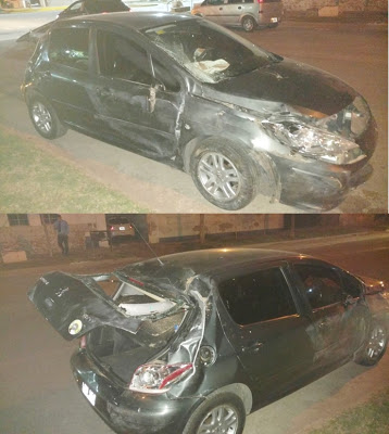 Ballesteros: accidente en autopista que involucra a una mujer de Marcos Juàrez acompañada de su hijo