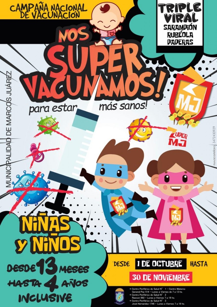 Campaña de vacunación triple viral