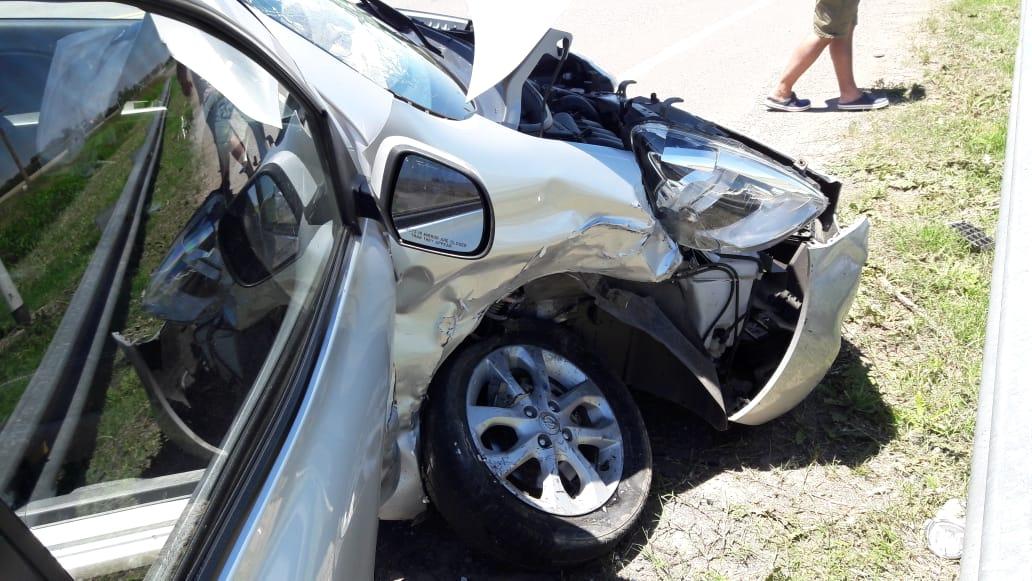 Accidente en Leones el domingo a las 11:30.-