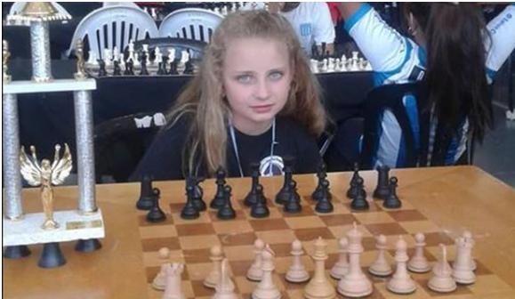 Lucia Izaguirre la argentina de 10 años que llegó al Mundial de Ajedrez