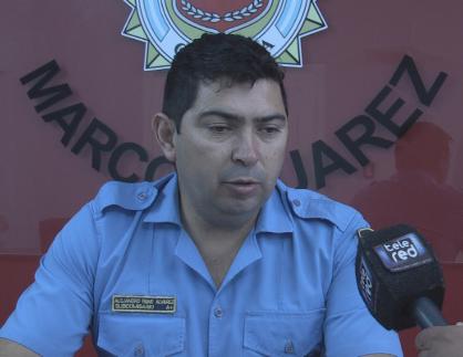 Vuelco de un automóvil guiado por una mujer de Marcos Juàrez en ruta 9 en General Roca