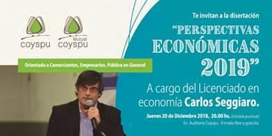 Charla “Perspectivas Económicas 2019”