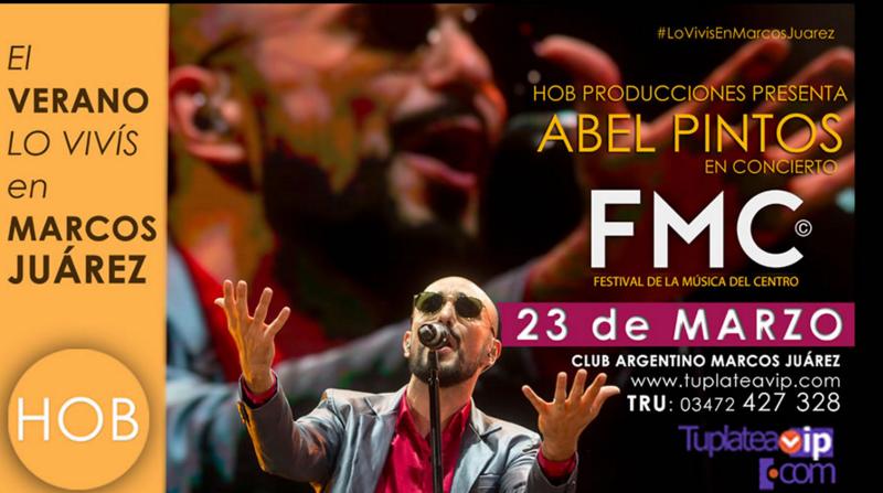 Abel Pintos en Marcos Juàrez, la cuenta regresiva