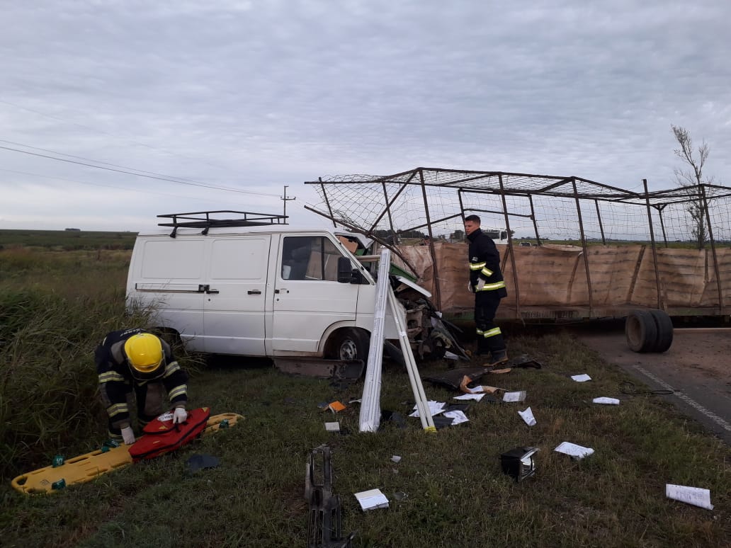 Accidente fatal en Laborde