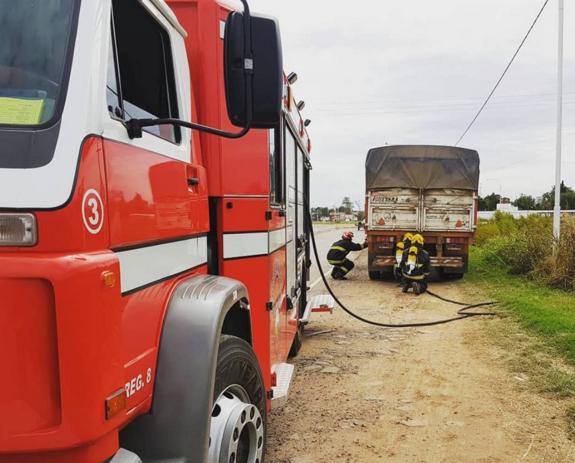 Salida de Bomberos el sábado al mediodía
