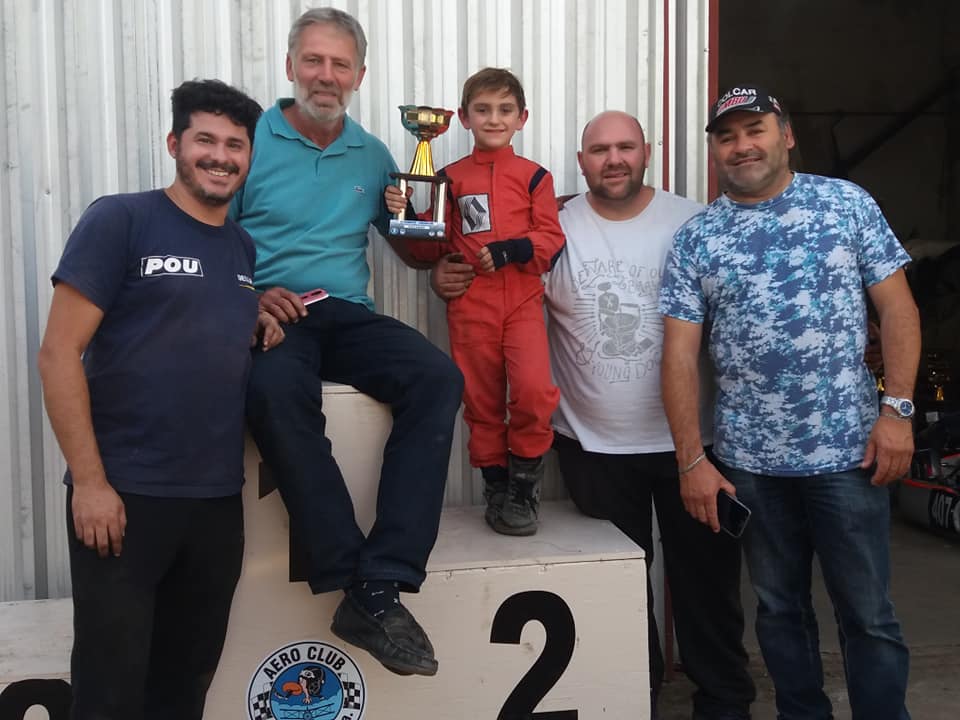 Karting del Sudeste Cordobés en Isla Verde: Segundo Juan Bautista Della Santina.-