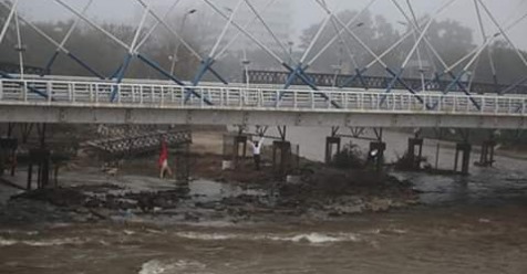 Extraño episodio en el puente de Villa Maria