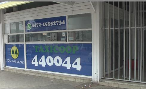 Manifestación de taxistas por problemas internos