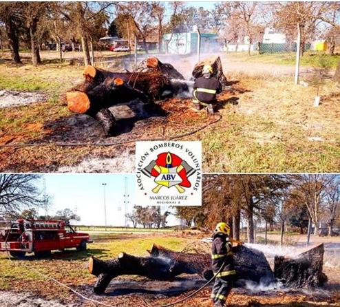 Dos salidas de bomberos en la tarde del día martes
