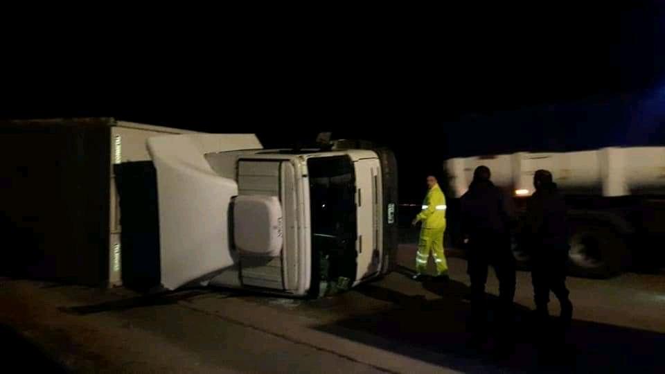 Dos accidentes en autopista protagonizado por camiones