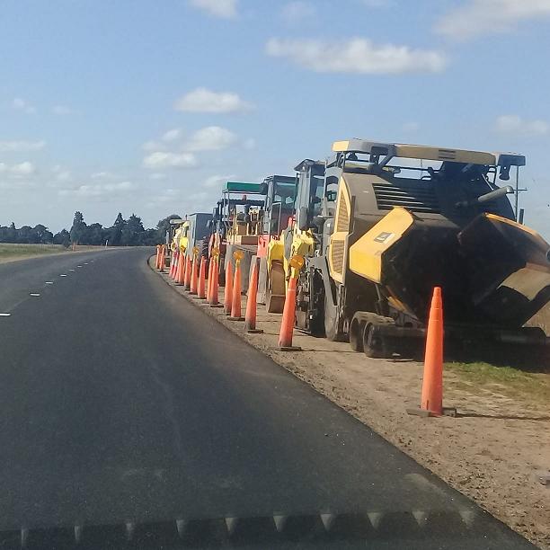 Se paralizaron las obras en ruta Provincial 15 tramo Armstrong- Cruz Alta