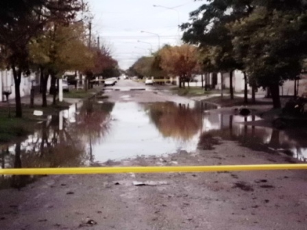 Lluvia, calles y reclamos