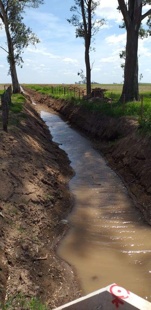 Comenzaron los trabajos de saneamiento en la zona del Solar del Club San Martin