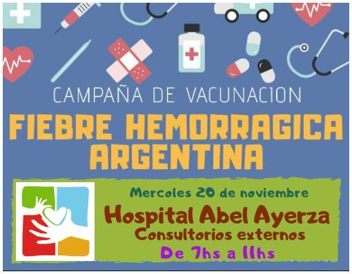 Campaña de vacunación contra la Fiebre Hemorrágica Argentina