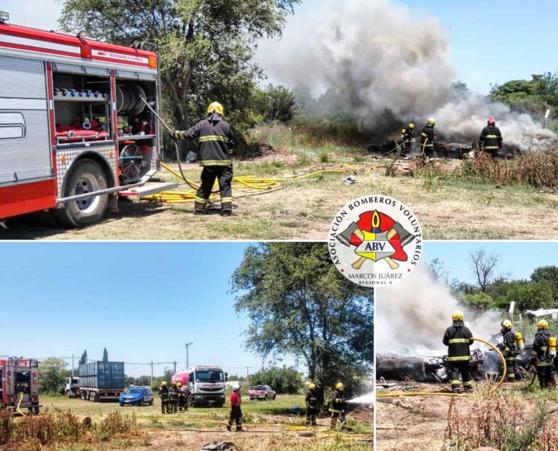 Dos salidas de Bomberos Voluntarios de la Ciudad en el mediodía del martes