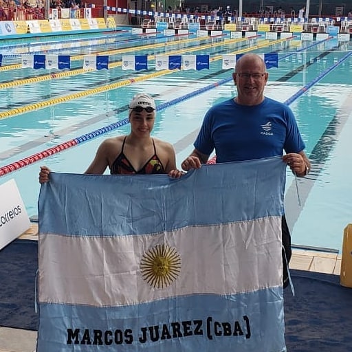Natación en Perú Valentina Marcantonio 1 en 50 y 100 pecho.