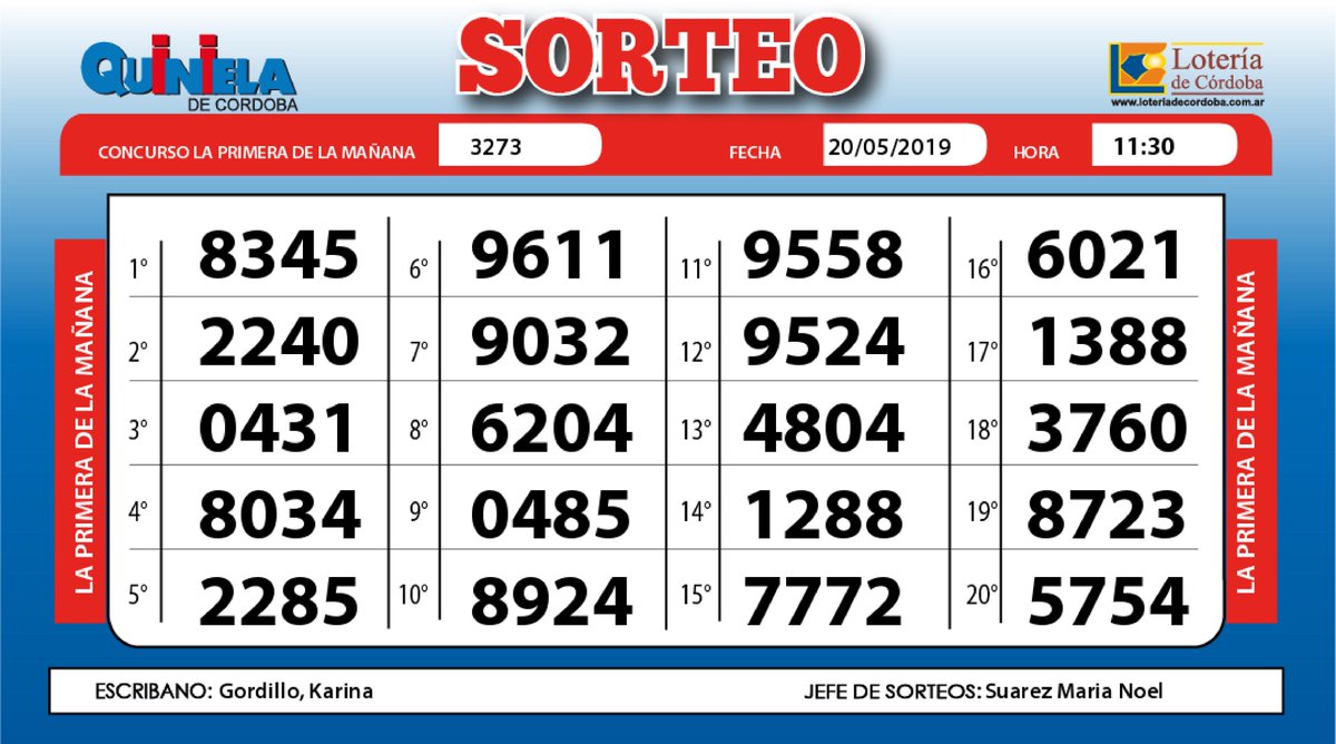 Vuelve la Quiniela el 11 de Mayo