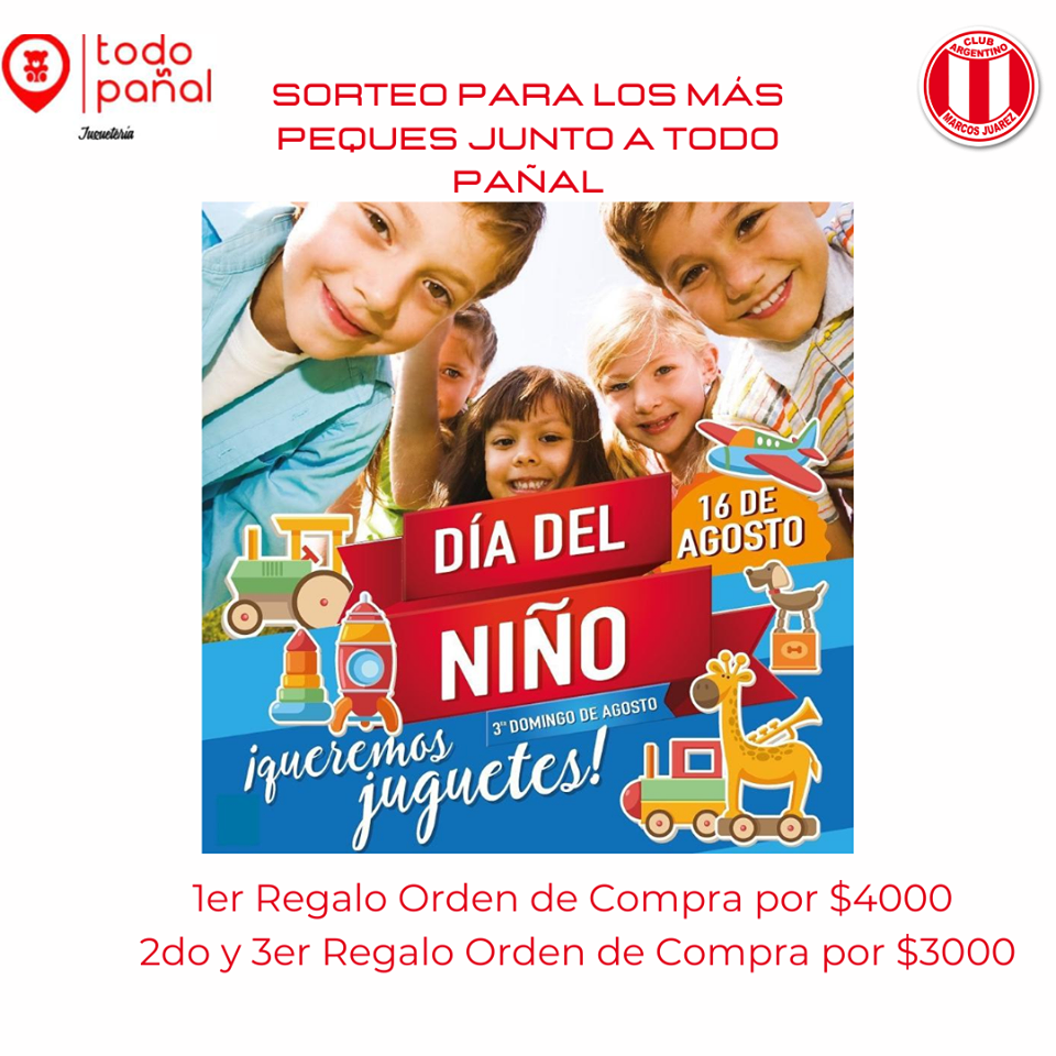 Club Argentino: Día del Niño Sorteos para los más peques