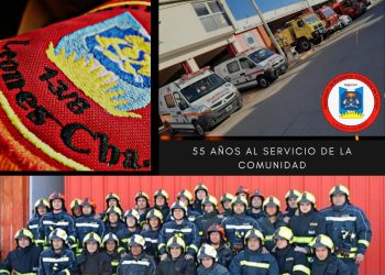 Bomberos de Leones hoy cumplen 55 años al servicio de la comunidad