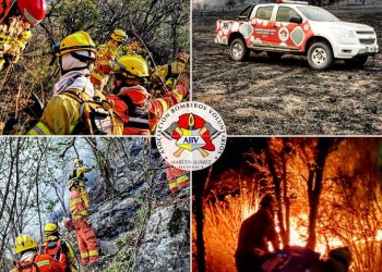 Incendios fuera de control en las Sierras de Córdoba