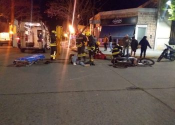 Leones: Accidente de motos con lesiones graves