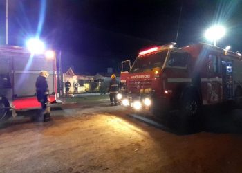 Incendio de vivienda en calle San Lorenzo al 500