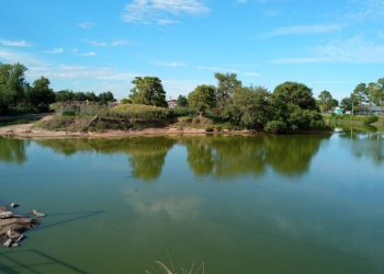 No hay agua en el lago Noroeste 