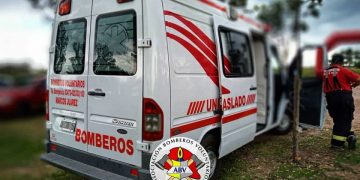 Choque de motos sobre ruta 9 pasando Los Piamonteses