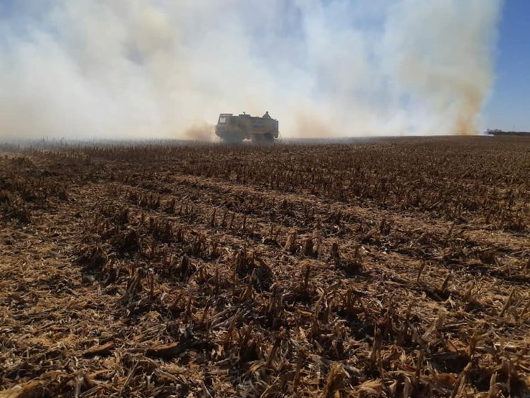 Dos incendios en Leones: Uno en Bº La Fortuna y otro en zona rural