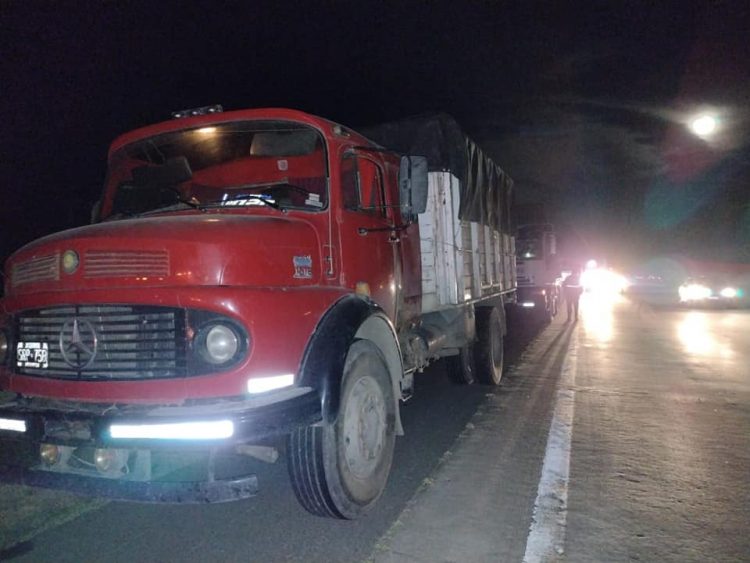 Accidente por alcance por desprendimiento de un acoplado