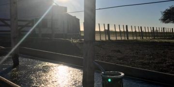 La temperatura mínima hoy fue de -6.4º C