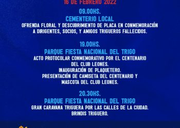 1922 – 2022, hoy se cumplen 100 años de historia, pasión y orgullo triguero