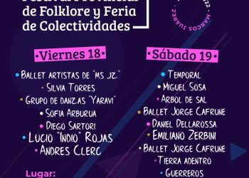 Se realizará en Marcos Juárez el «Festival Provincial del Folklore y Feria de las Colectividades»