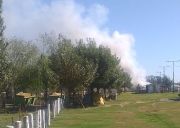 Se inició un nuevo incendio en el vertedero de Marcos Juárez